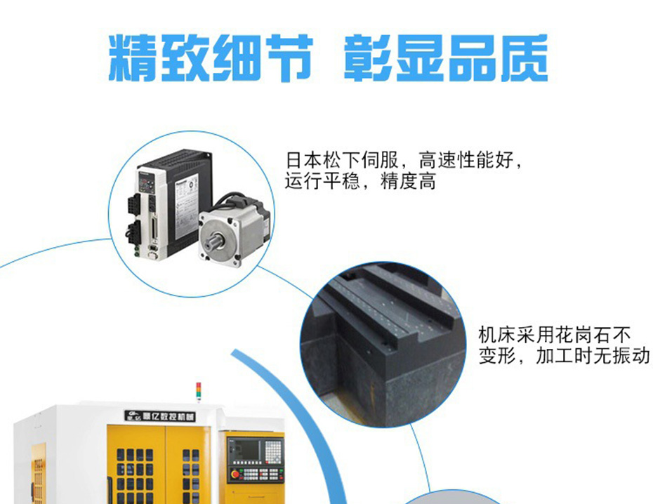 五軸聯動精雕機細節